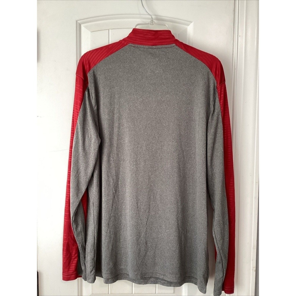 Fanatics Alabama Crimson Tide Pullover Jacket 1/4 Zip High Neck Red Sz M - Picture 3 of 3